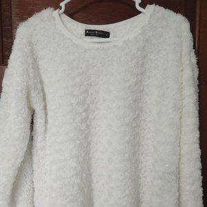 White Fluffy Sweater